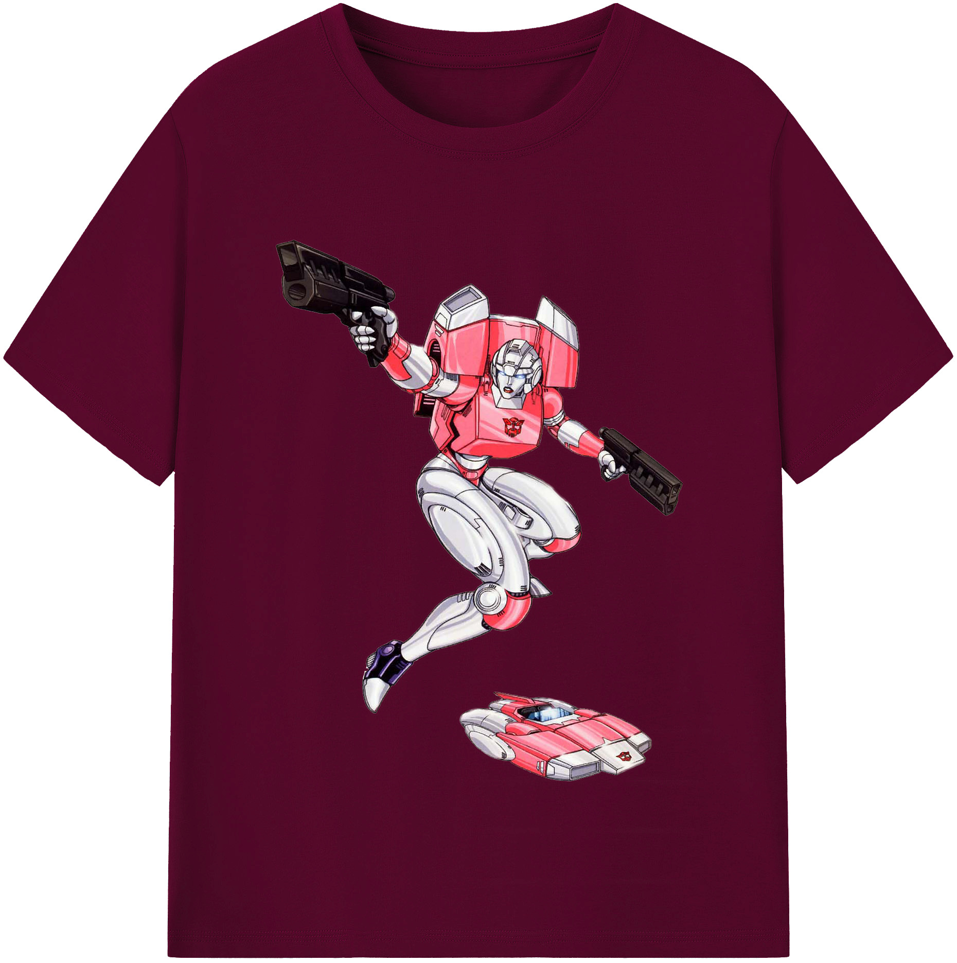 （画像用）  レディースカジュアルプリントTシャツ（綿100％）